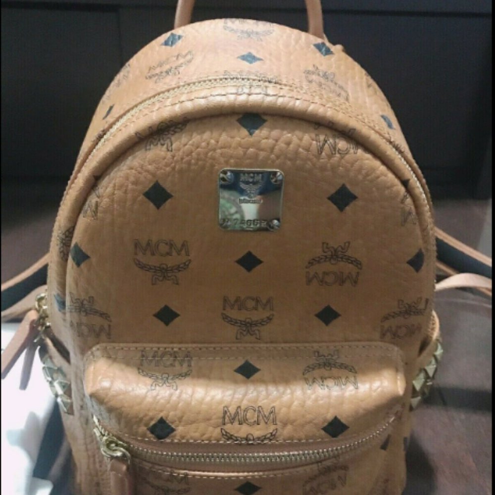 AUTHENTIC NEVER WORN MCM stark mini backpack
